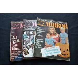 TV Radio Mirror Magazines - set of 3 1960s Pop Culture Music Movies and More